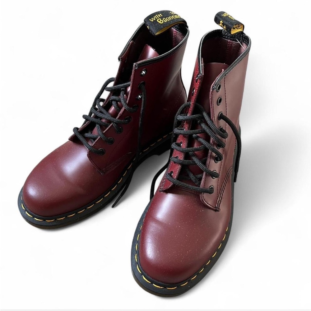 NWOT Dr. Martens Cherry Red Leather Boots